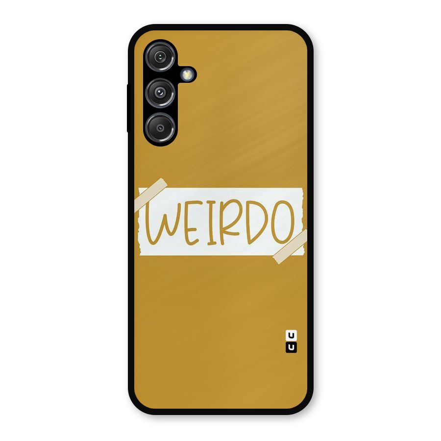Simple Weirdo Metal Back Case for Galaxy M34 5G