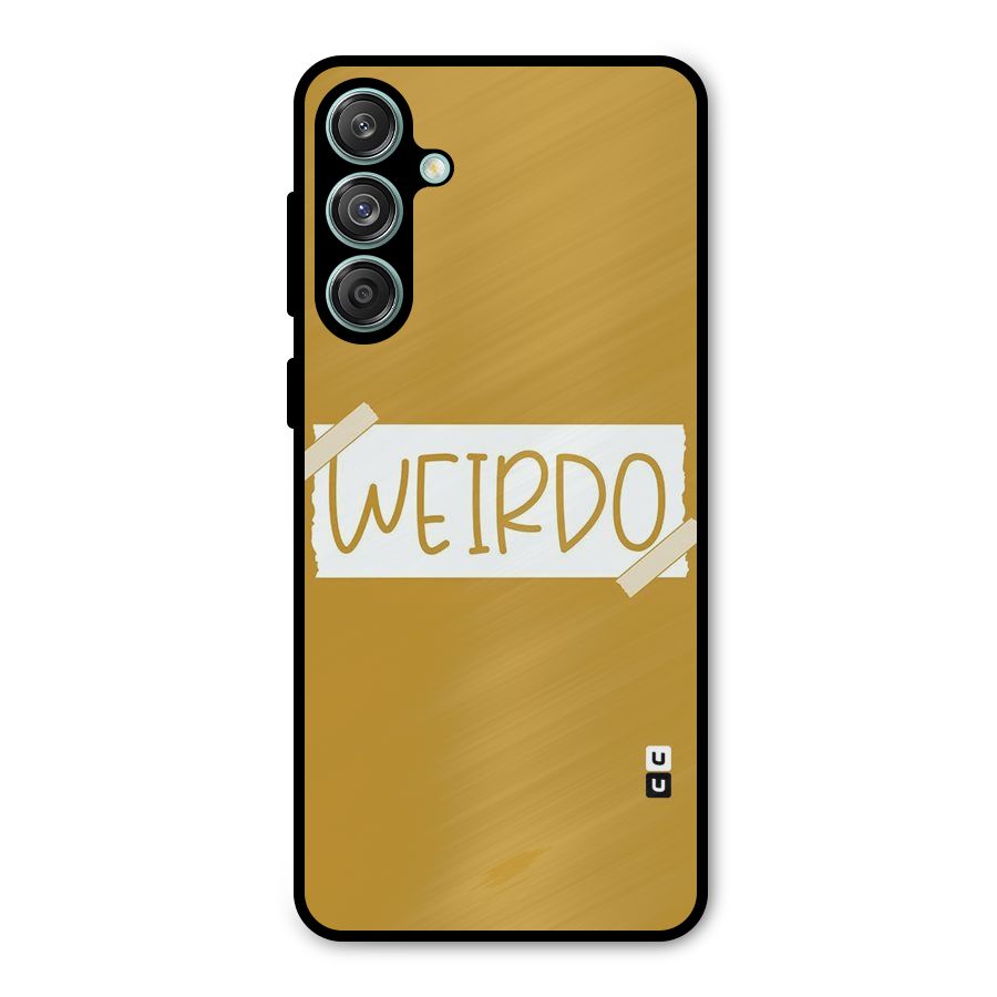 Simple Weirdo Metal Back Case for Galaxy M55 5G