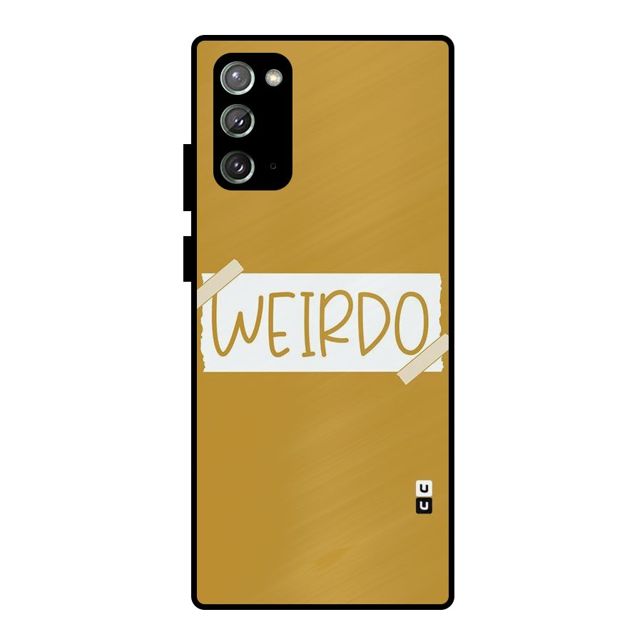 Simple Weirdo Metal Back Case for Galaxy Note 20