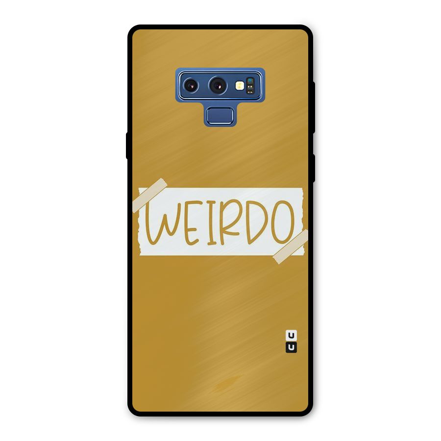 Simple Weirdo Metal Back Case for Galaxy Note 9