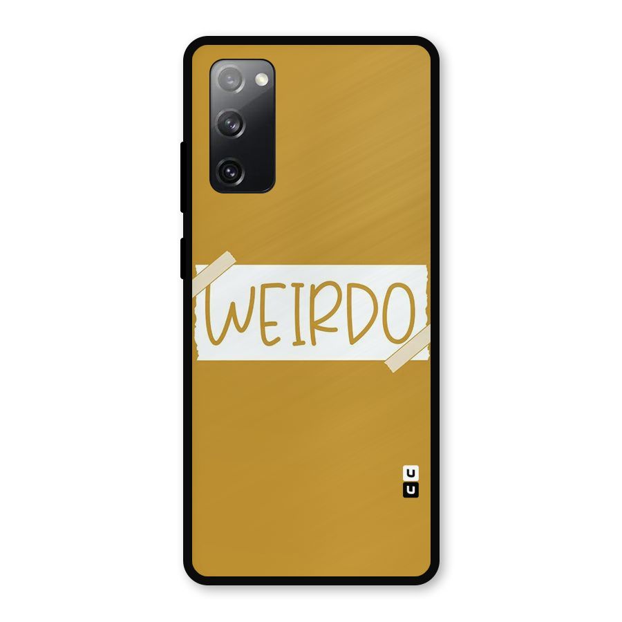 Simple Weirdo Metal Back Case for Galaxy S20 FE