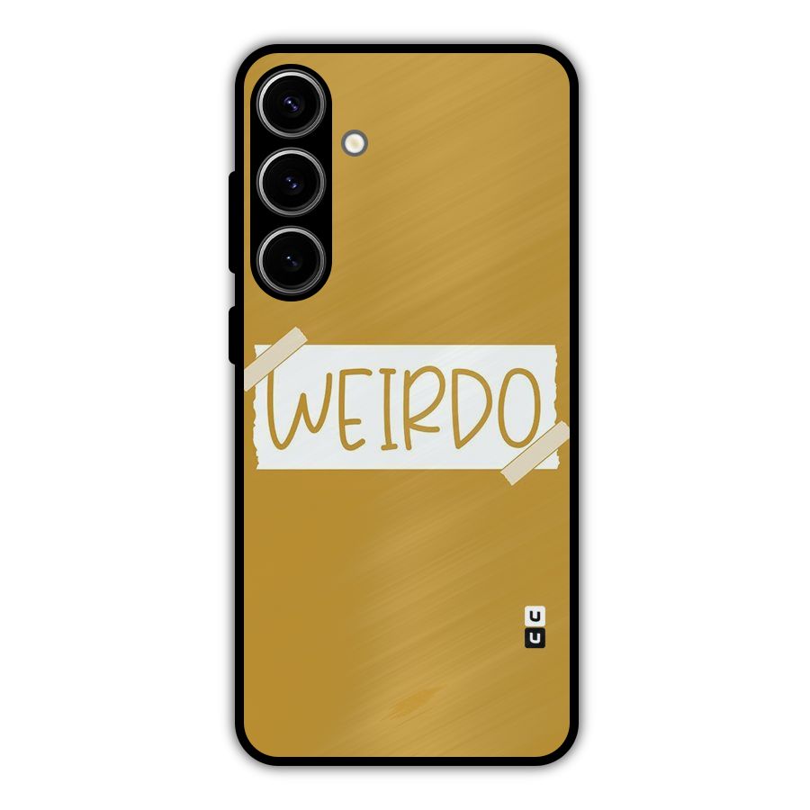 Simple Weirdo Metal Back Case for Galaxy S24 Plus