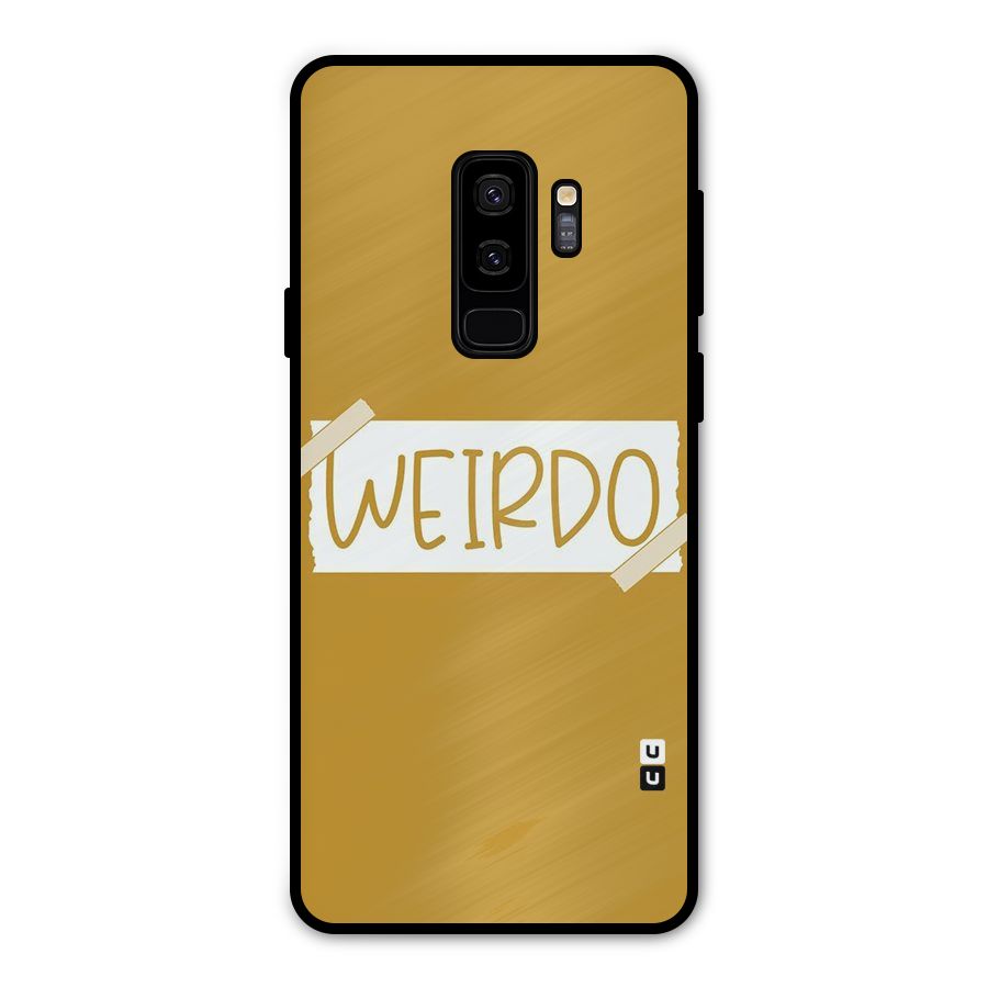 Simple Weirdo Metal Back Case for Galaxy S9 Plus