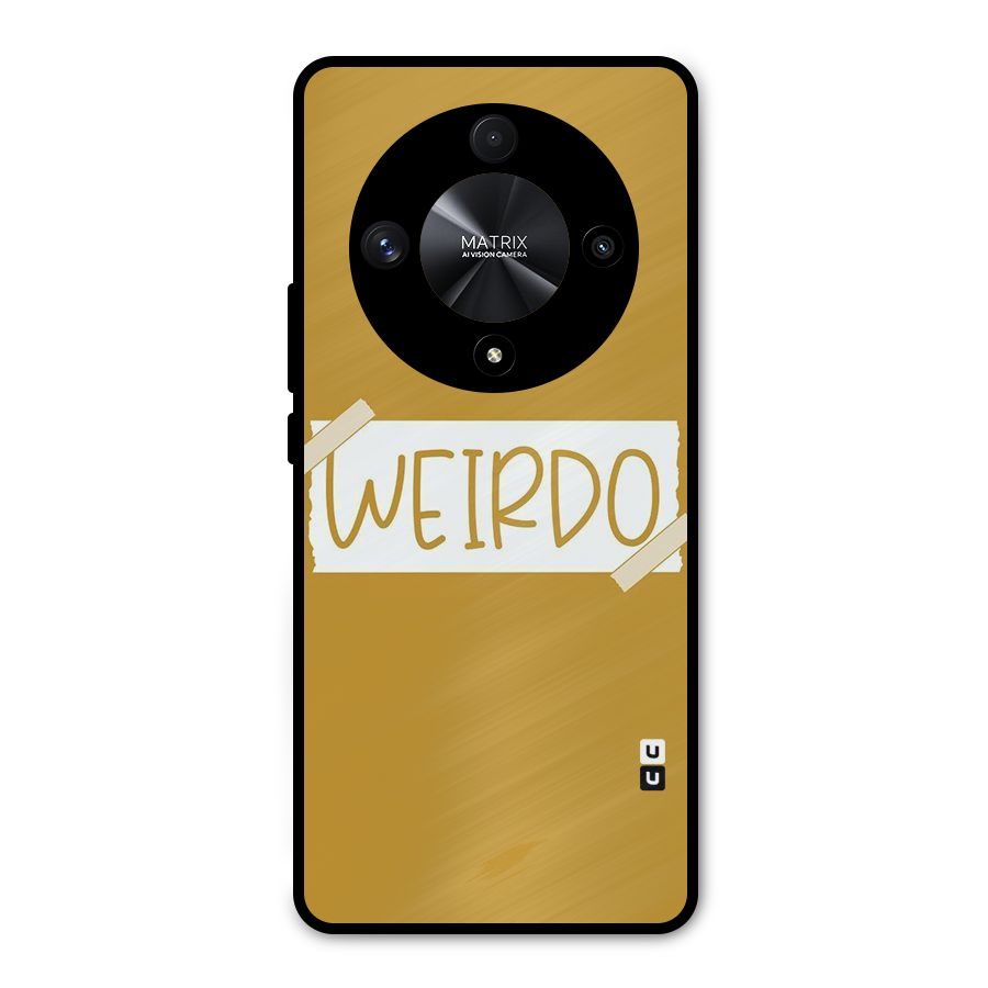 Simple Weirdo Metal Back Case for Honor X9b