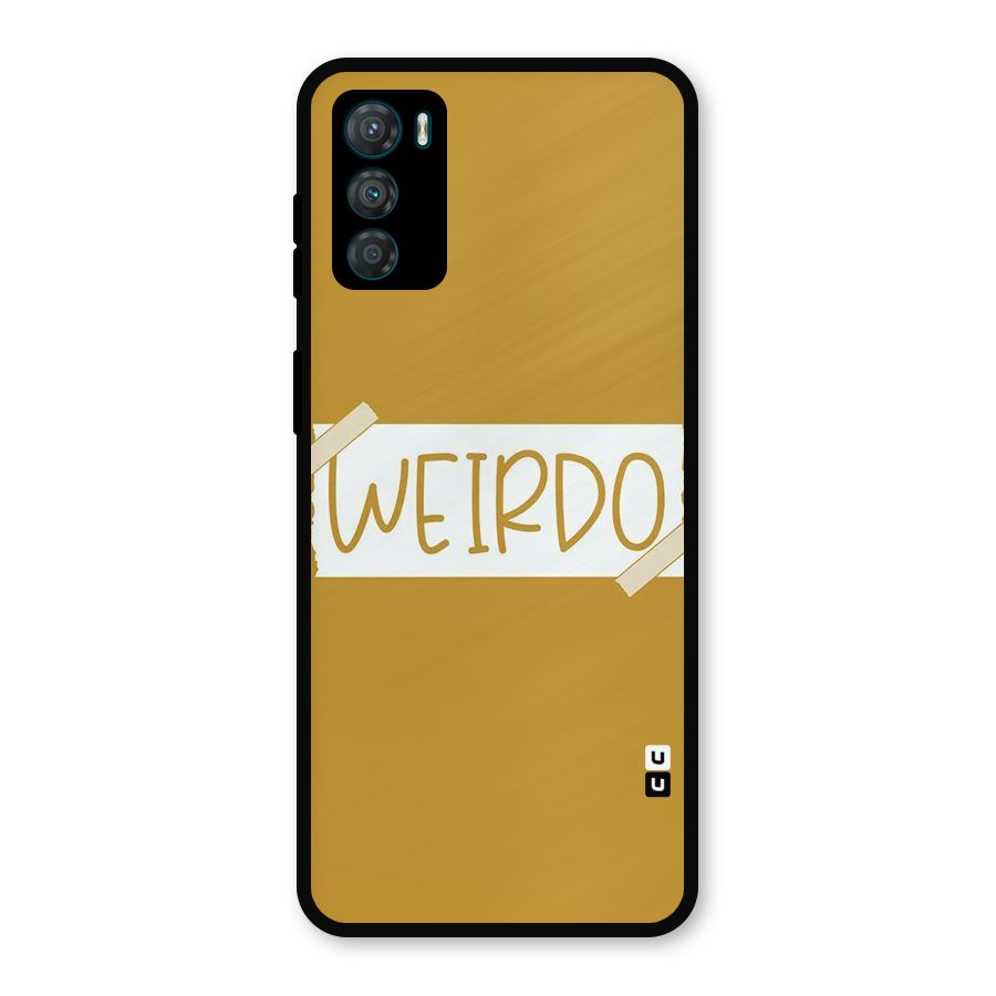 Simple Weirdo Metal Back Case for Moto G42