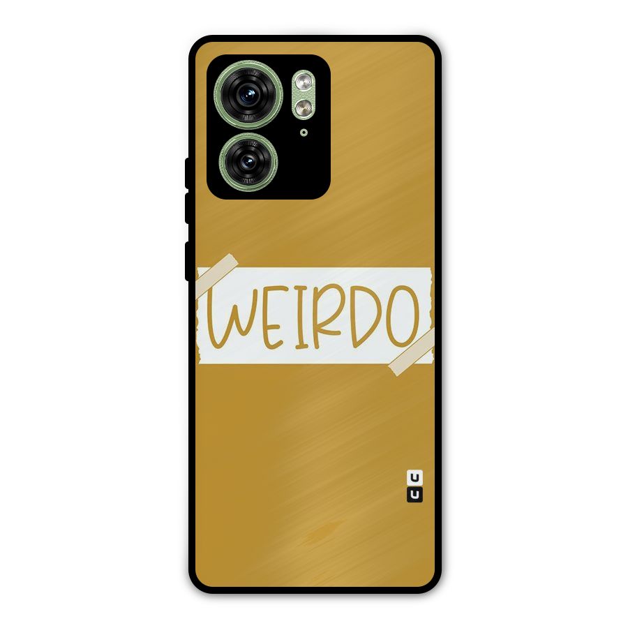 Simple Weirdo Metal Back Case for Motorola Edge 40 5G