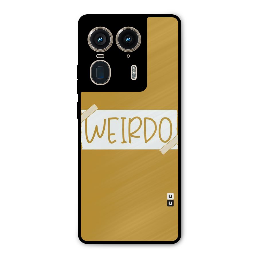 Simple Weirdo Metal Back Case for Motorola Edge 50 Ultra