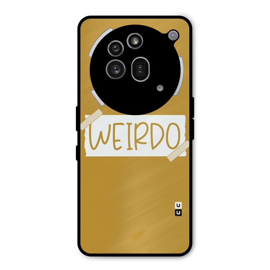 Simple Weirdo Metal Back Case for Nothing Phone 3a Pro
