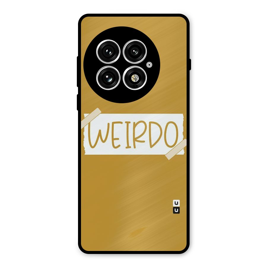 Simple Weirdo Metal Back Case for OnePlus 13