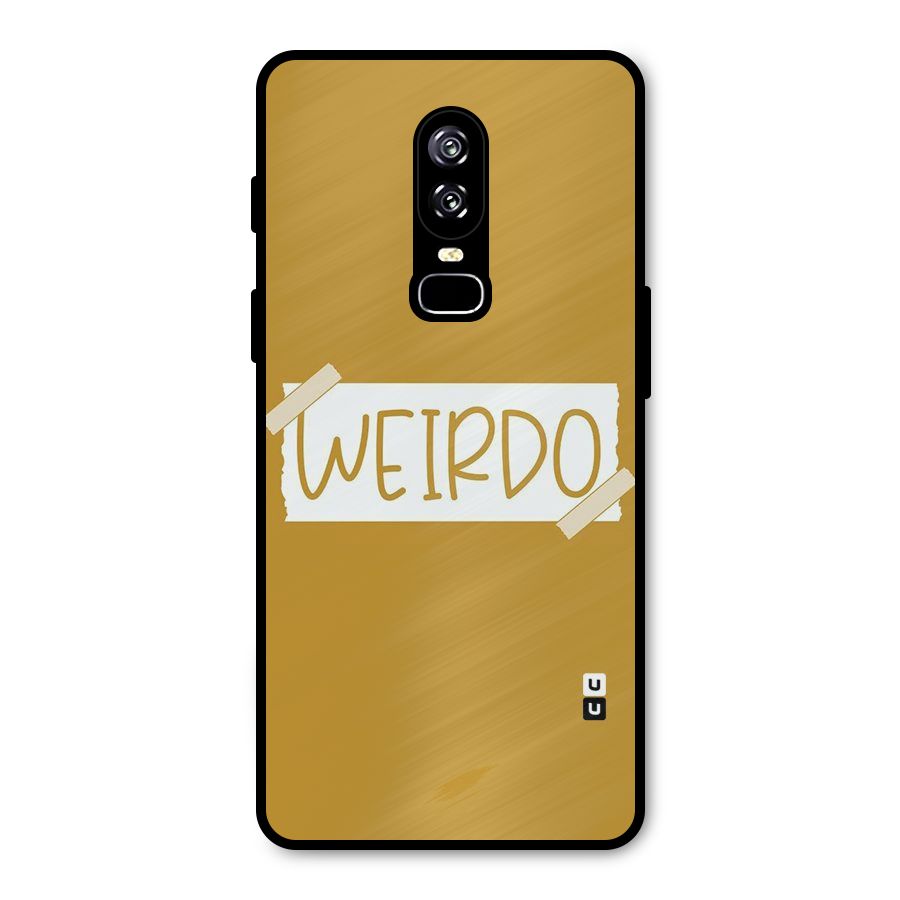 Simple Weirdo Metal Back Case for OnePlus 6