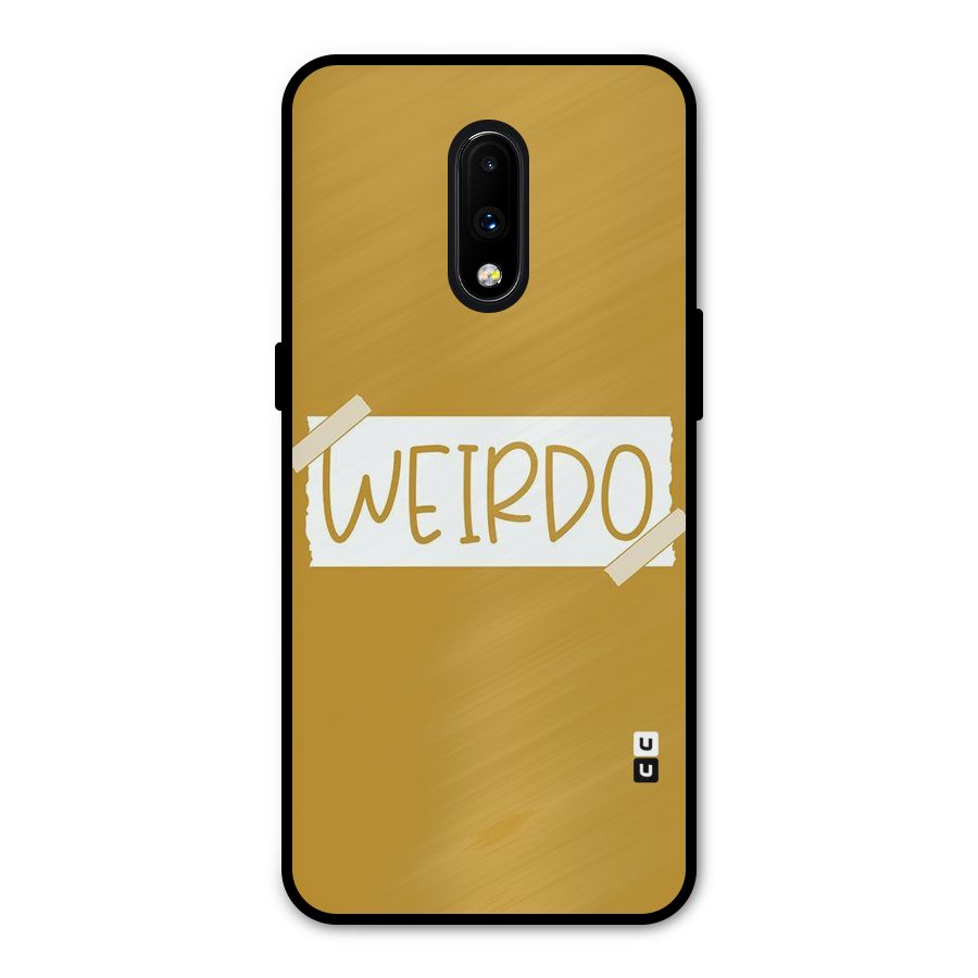 Simple Weirdo Metal Back Case for OnePlus 7