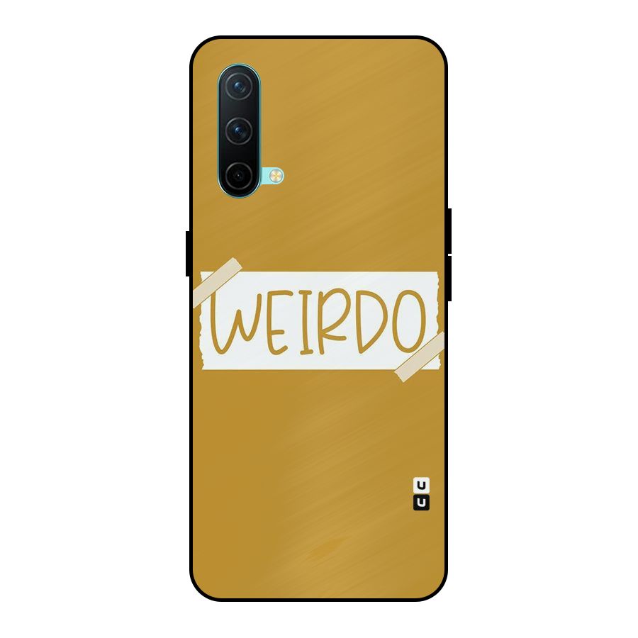 Simple Weirdo Metal Back Case for OnePlus Nord CE 5G