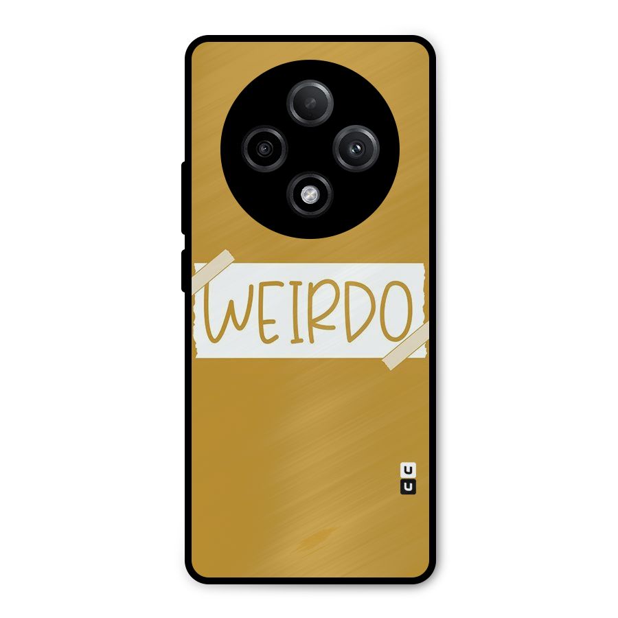 Simple Weirdo Metal Back Case for Oppo F27 Pro Plus