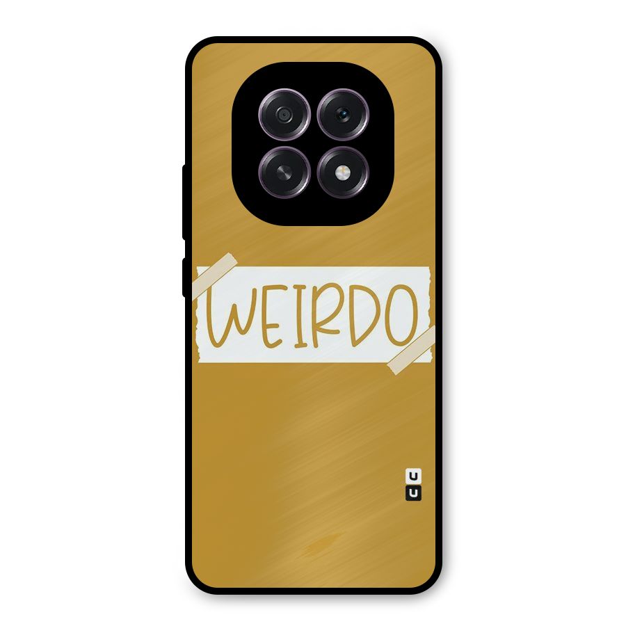 Simple Weirdo Metal Back Case for Oppo F29