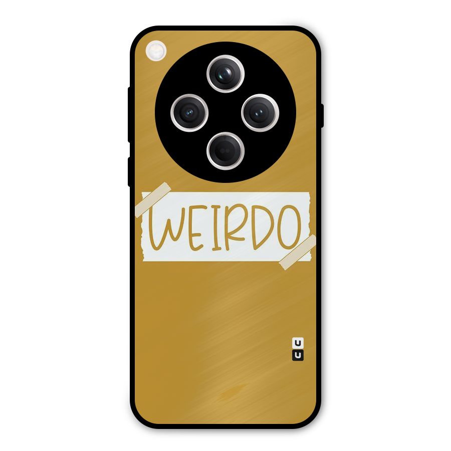 Simple Weirdo Metal Back Case for Oppo Find X8
