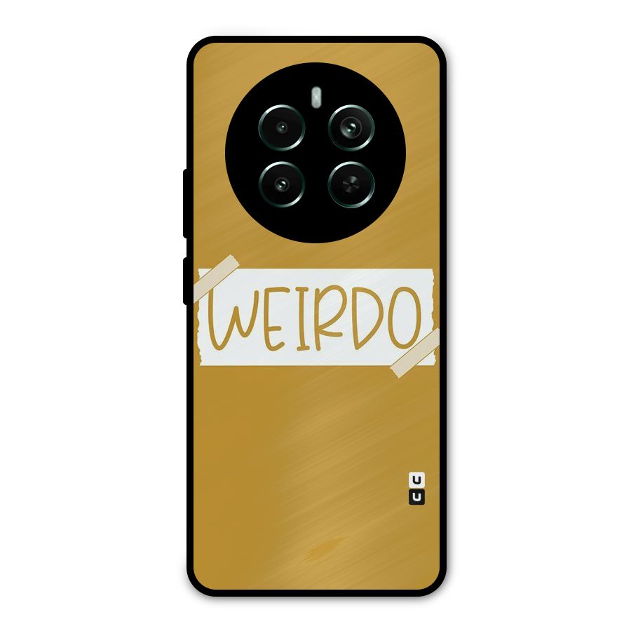 Simple Weirdo Metal Back Case for Realme 12 Pro Plus
