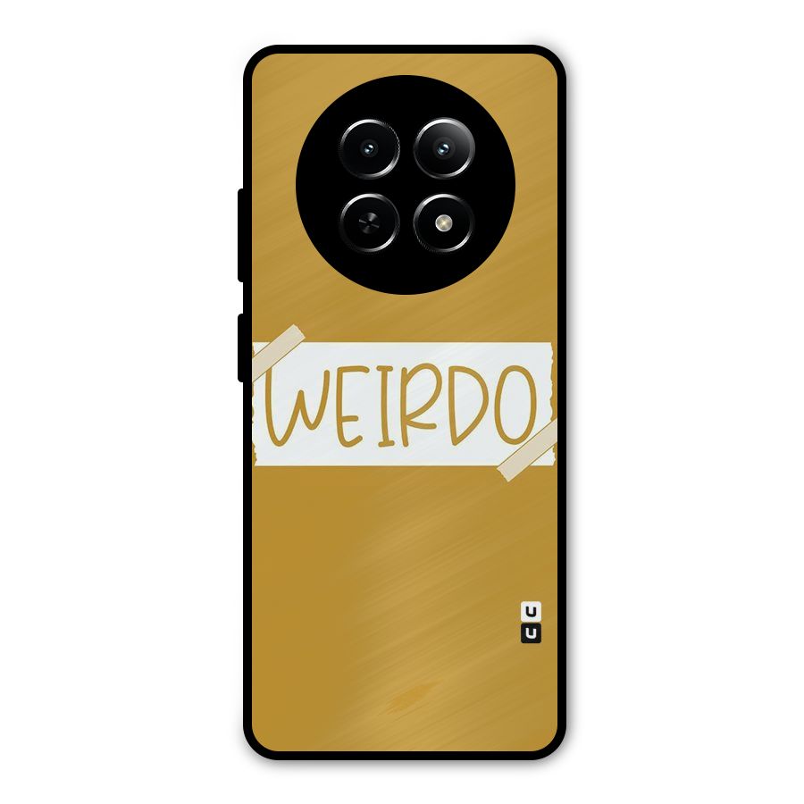 Simple Weirdo Metal Back Case for Realme 13
