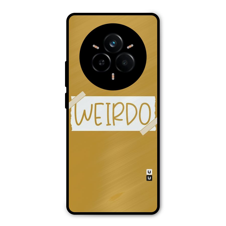 Simple Weirdo Metal Back Case for Realme 14 Pro Plus