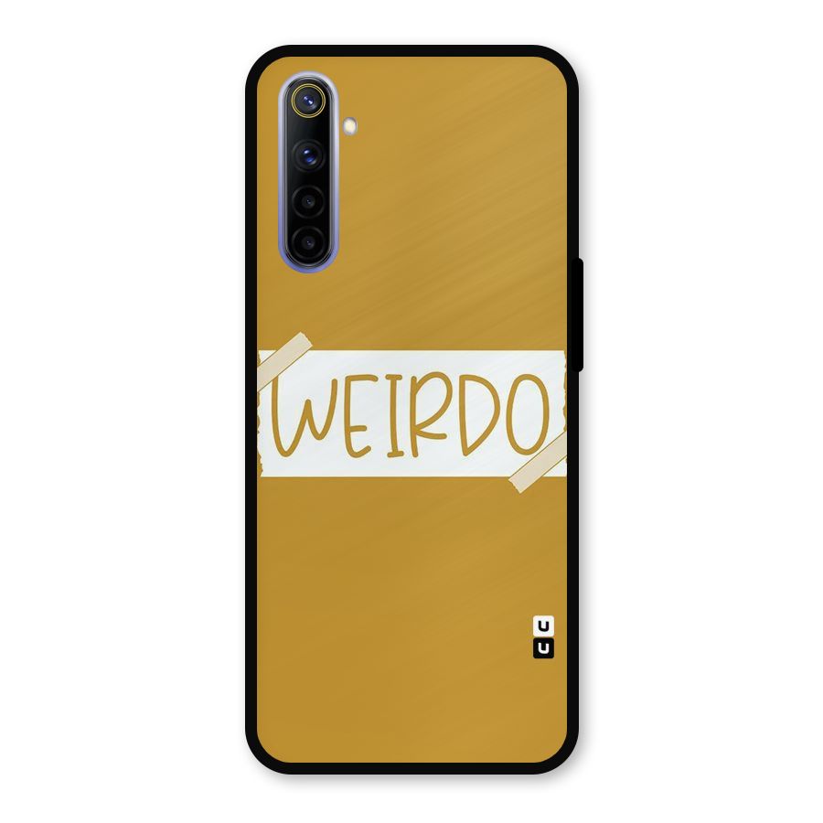 Simple Weirdo Metal Back Case for Realme 6