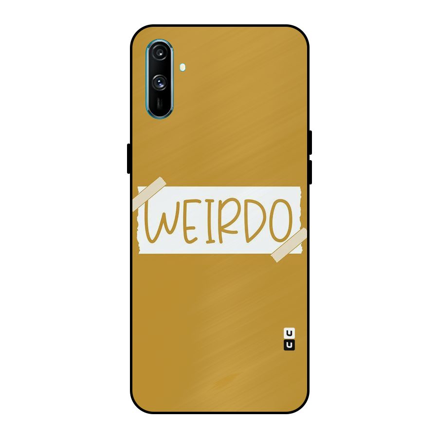Simple Weirdo Metal Back Case for Realme C3