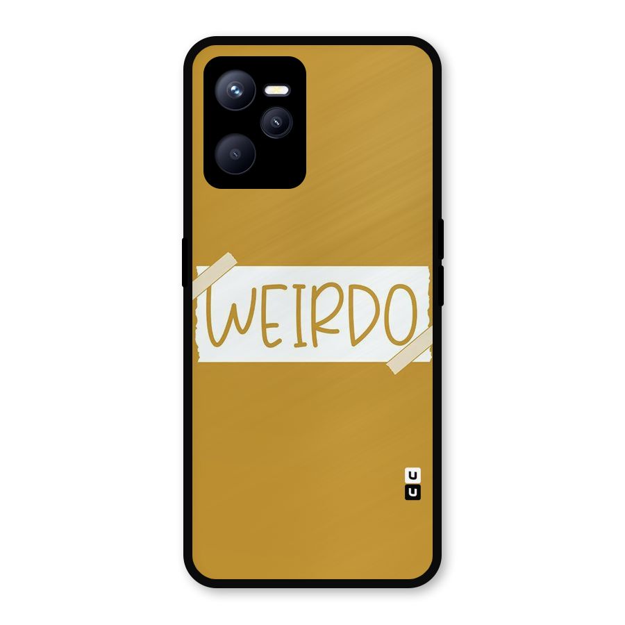 Simple Weirdo Metal Back Case for Realme C35