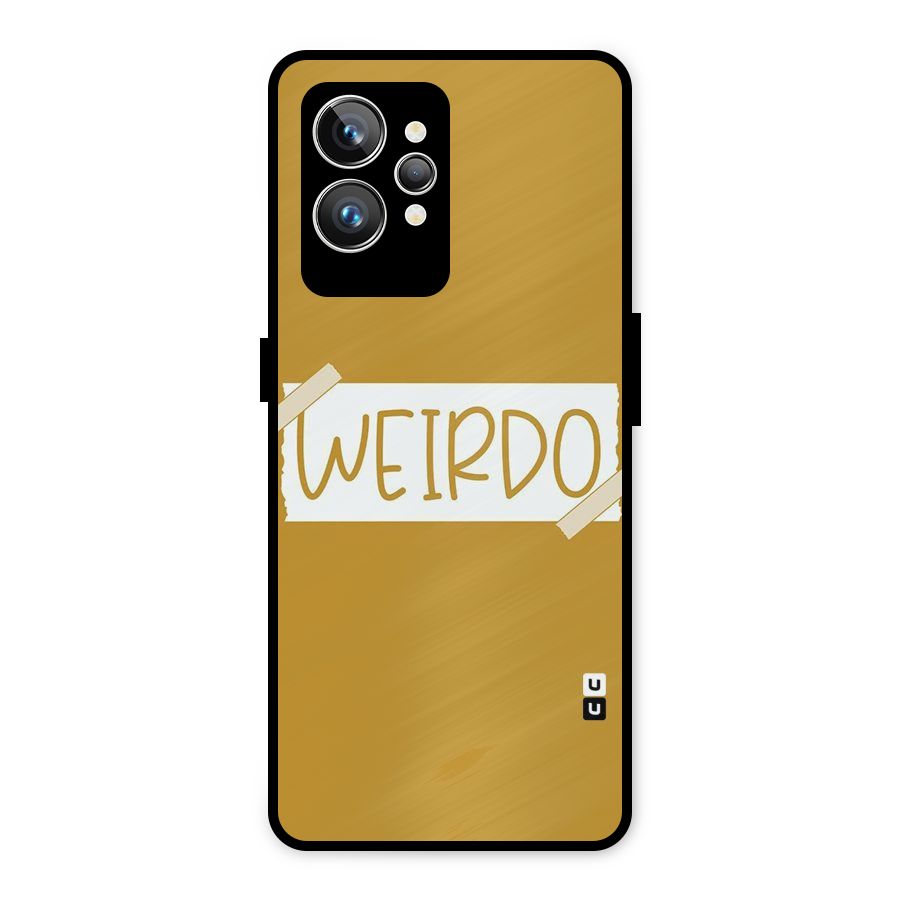Simple Weirdo Metal Back Case for Realme GT2 Pro