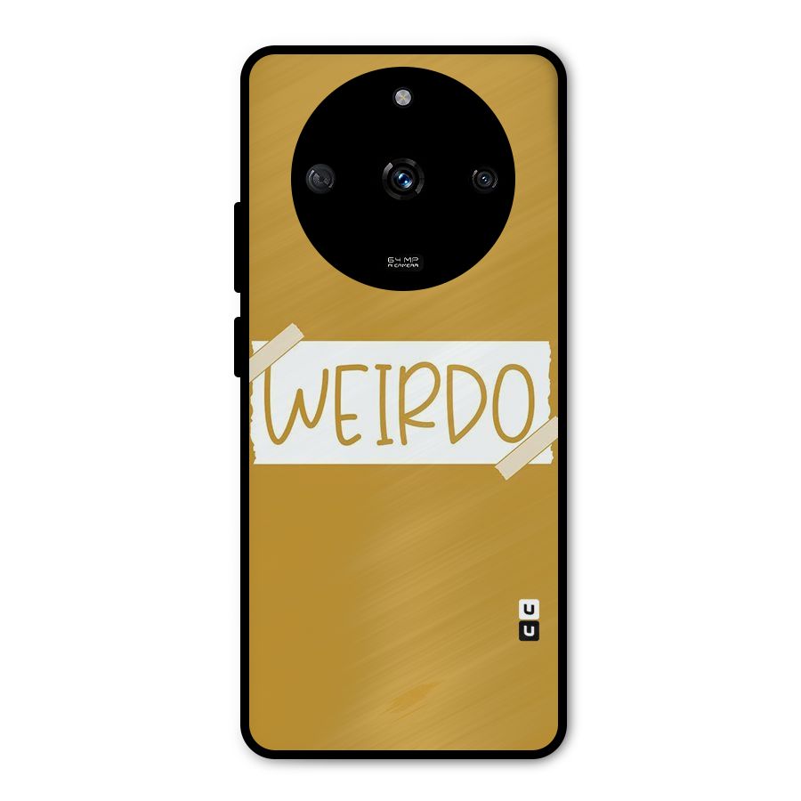 Simple Weirdo Metal Back Case for Realme Narzo 60 5G