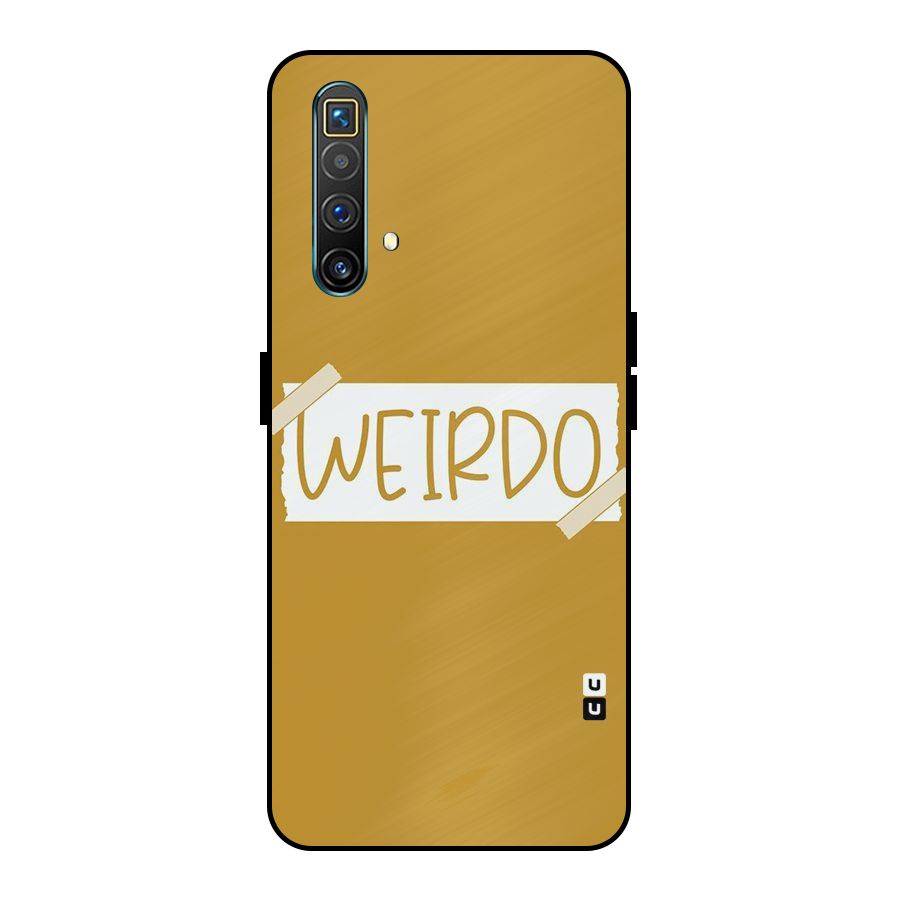 Simple Weirdo Metal Back Case for Realme X3 SuperZoom