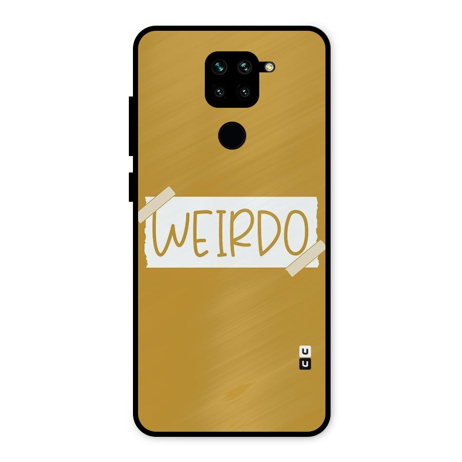 Simple Weirdo Metal Back Case for Redmi Note 9