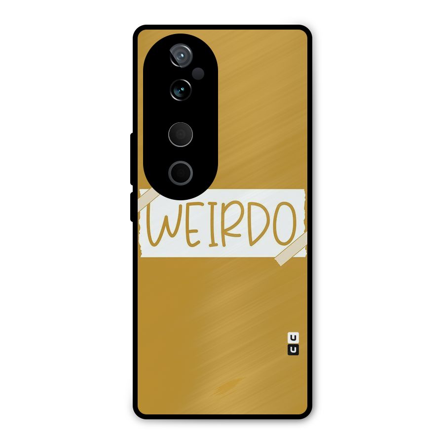 Simple Weirdo Metal Back Case for Vivo T3 Ultra
