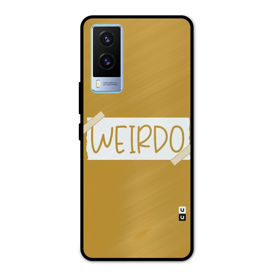 Simple Weirdo Metal Back Case for Vivo V21e 5G