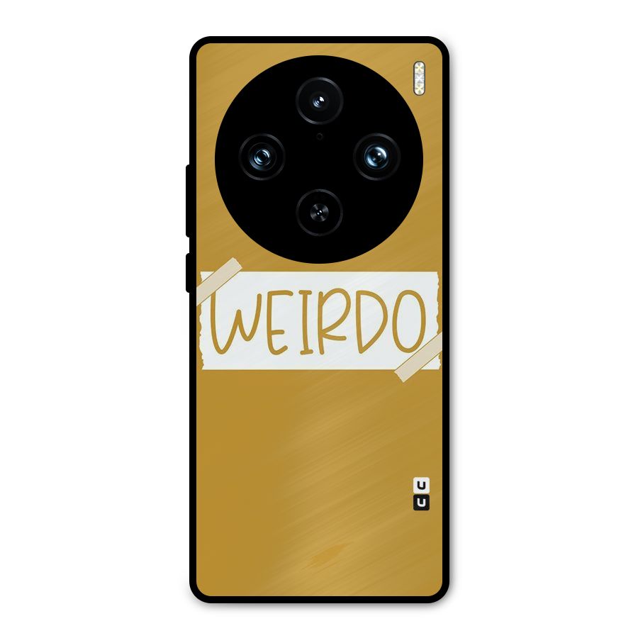 Simple Weirdo Metal Back Case for Vivo X100 Pro