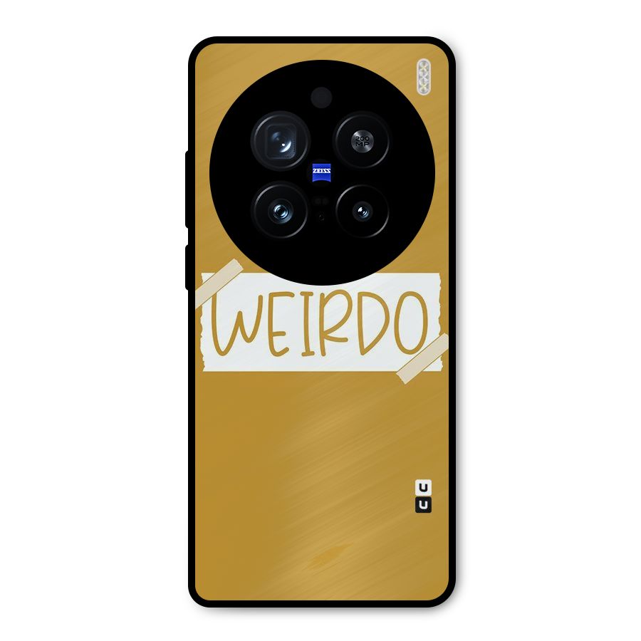 Simple Weirdo Metal Back Case for Vivo X200 Pro