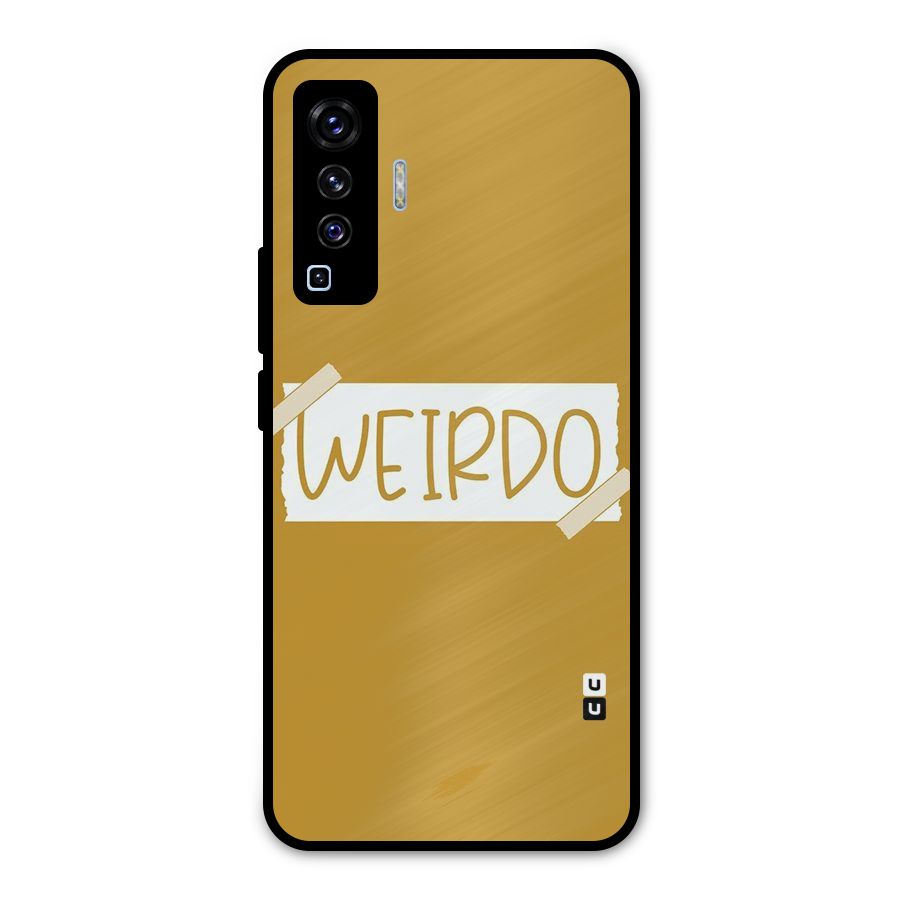 Simple Weirdo Metal Back Case for Vivo X50