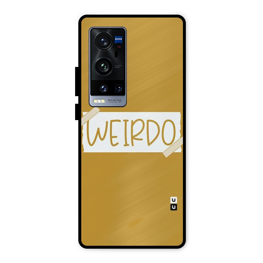 Simple Weirdo Metal Back Case for Vivo X60 Pro Plus