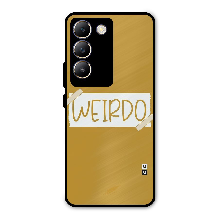 Simple Weirdo Metal Back Case for Vivo Y200e