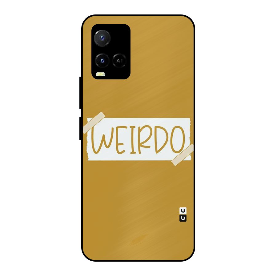 Simple Weirdo Metal Back Case for Vivo Y21T