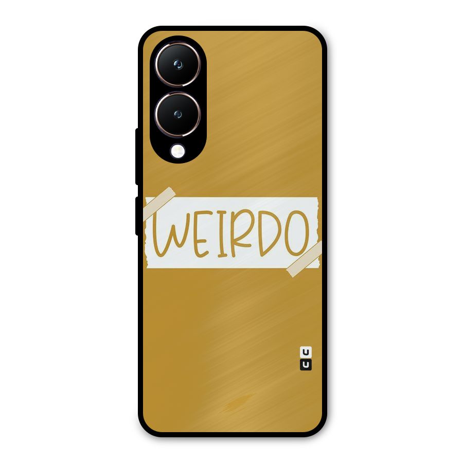 Simple Weirdo Metal Back Case for Vivo Y28