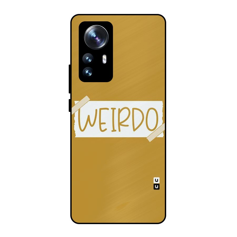 Simple Weirdo Metal Back Case for Xiaomi 12 Pro