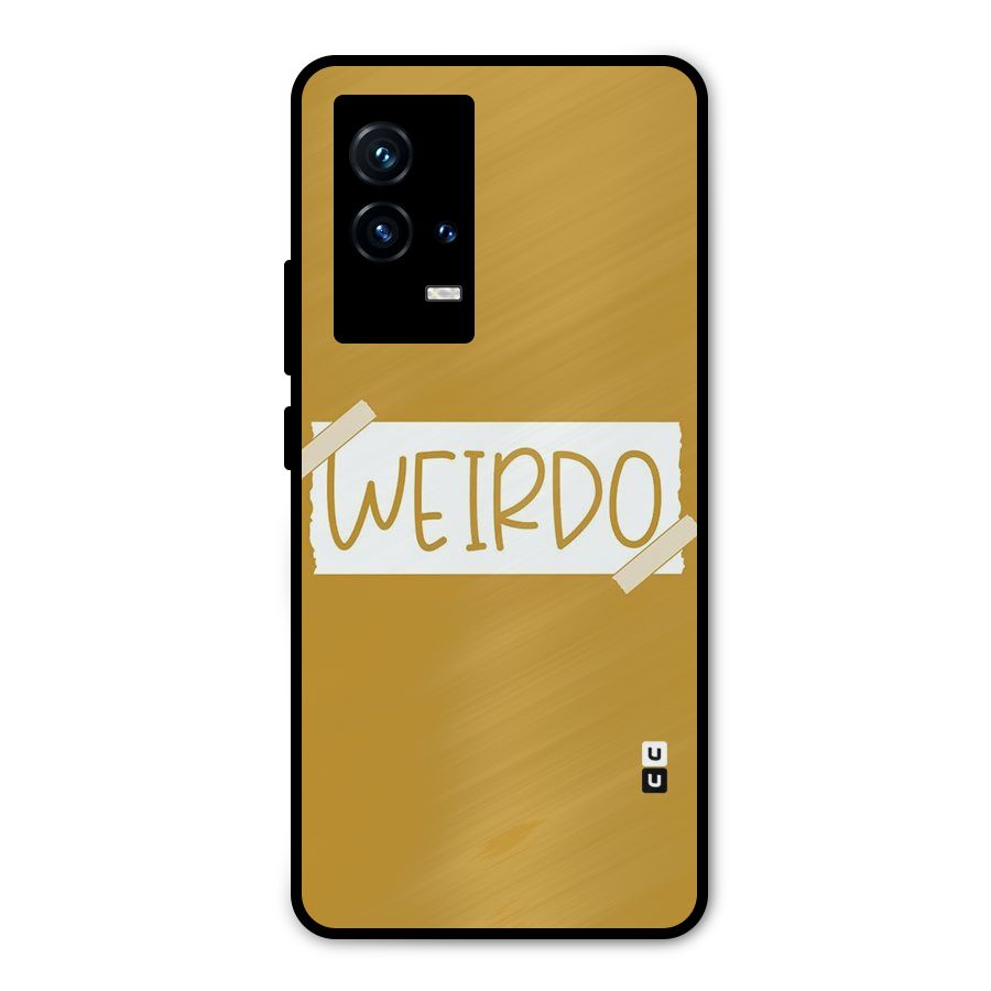 Simple Weirdo Metal Back Case for iQOO 9 5G