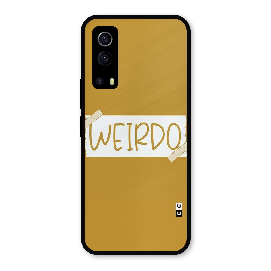 Simple Weirdo Metal Back Case for iQOO Z3