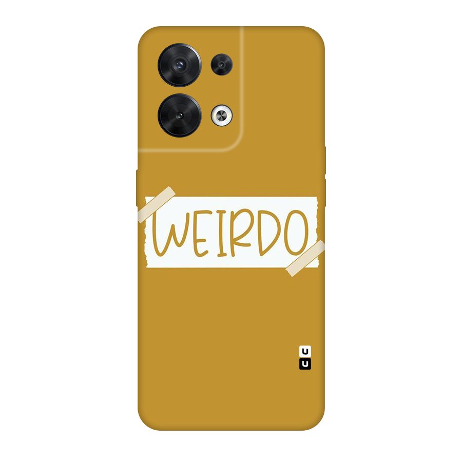 Simple Weirdo Original Polycarbonate Back Case for Oppo Reno8 5G