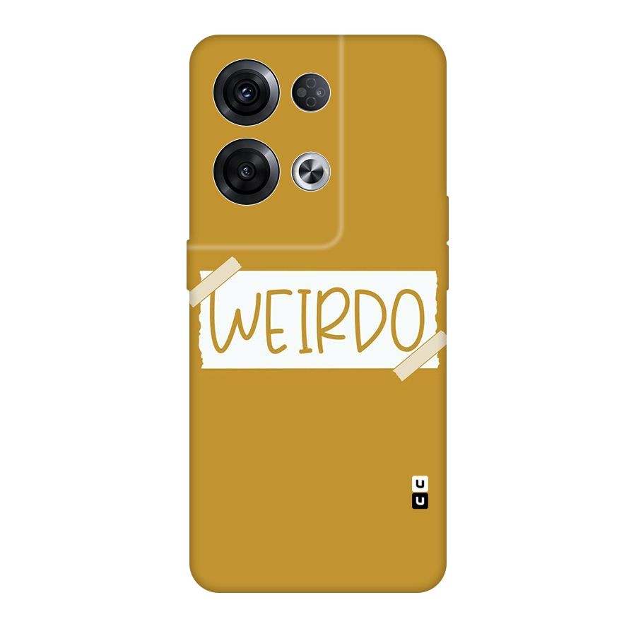 Simple Weirdo Original Polycarbonate Back Case for Oppo Reno8 Pro 5G