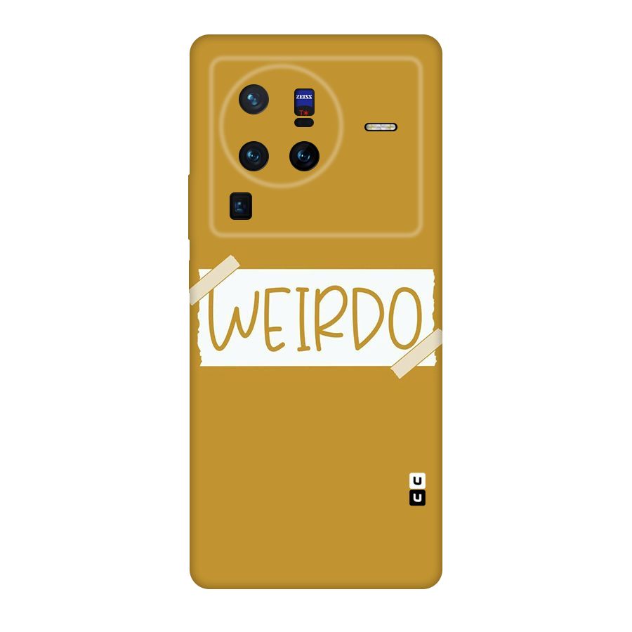 Simple Weirdo Original Polycarbonate Back Case for Vivo X80