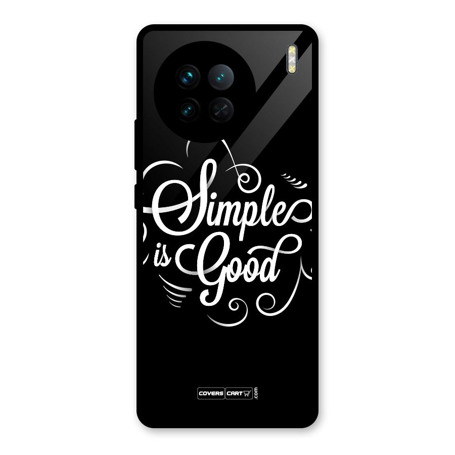 Simple is Good Glass Back Case for Vivo X90