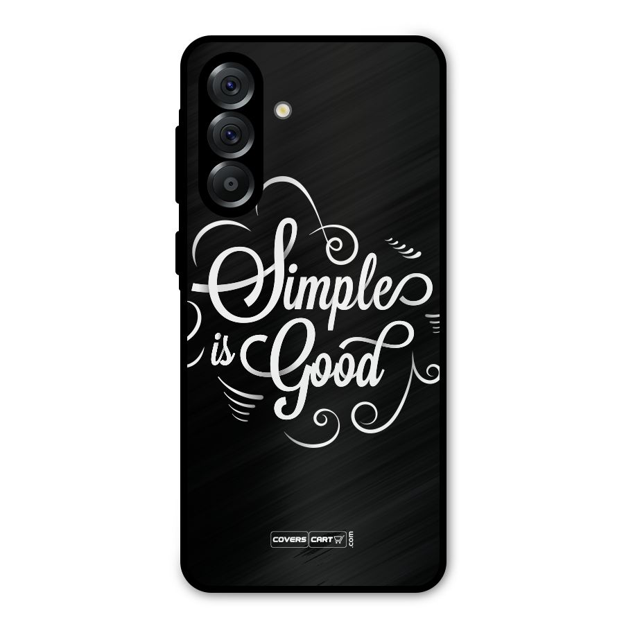 Simple is Good Metal Back Case for Galaxy A56