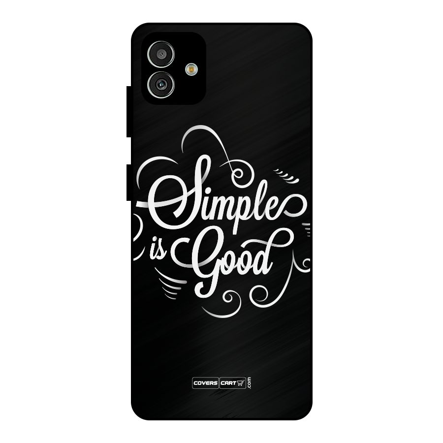 Simple is Good Metal Back Case for Galaxy M13 5G