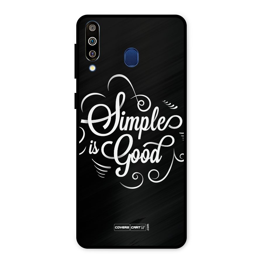 Simple is Good Metal Back Case for Galaxy M30