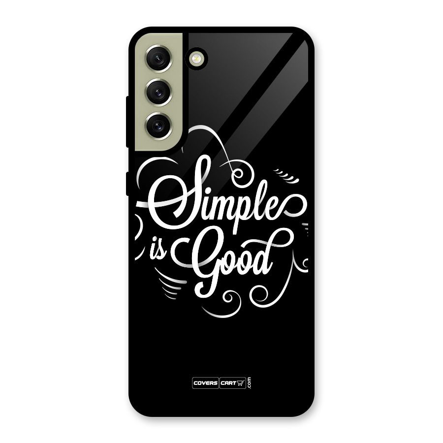 Simple is Good Metal Back Case for Galaxy S21 FE 5G (2023)