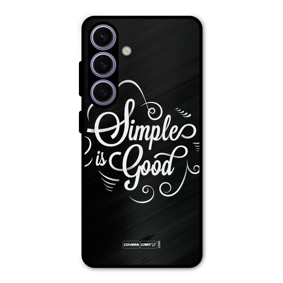 Simple is Good Metal Back Case for Galaxy S24